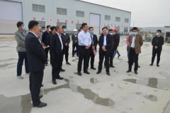 山东省省工信厅原材料处、省石材协会一行赴济