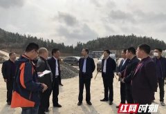 湖南省自然资源厅调研组到隆回县调研石
