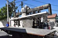 上海横沙岛存在十余年的大理石非法加工