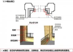 外墙石材贴排版原则