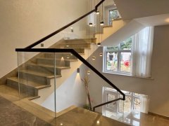 杏耀注册楼梯石材踏步及各种栏杆构造节