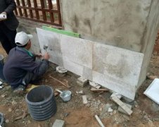 专业石材点粘法施工视频详解