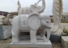 石雕大象鼻子朝向也有大学问