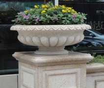 大气耐用的石材花盆