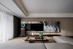 大理石背景墙设计，这几个颜色更适合家