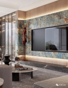 杏耀平台解析2023下半年大理石背景墙设计