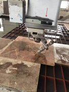 杏耀注册岩板水刀切割工艺过程