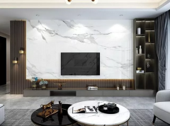 如何安装“悬空”石材背景墙？